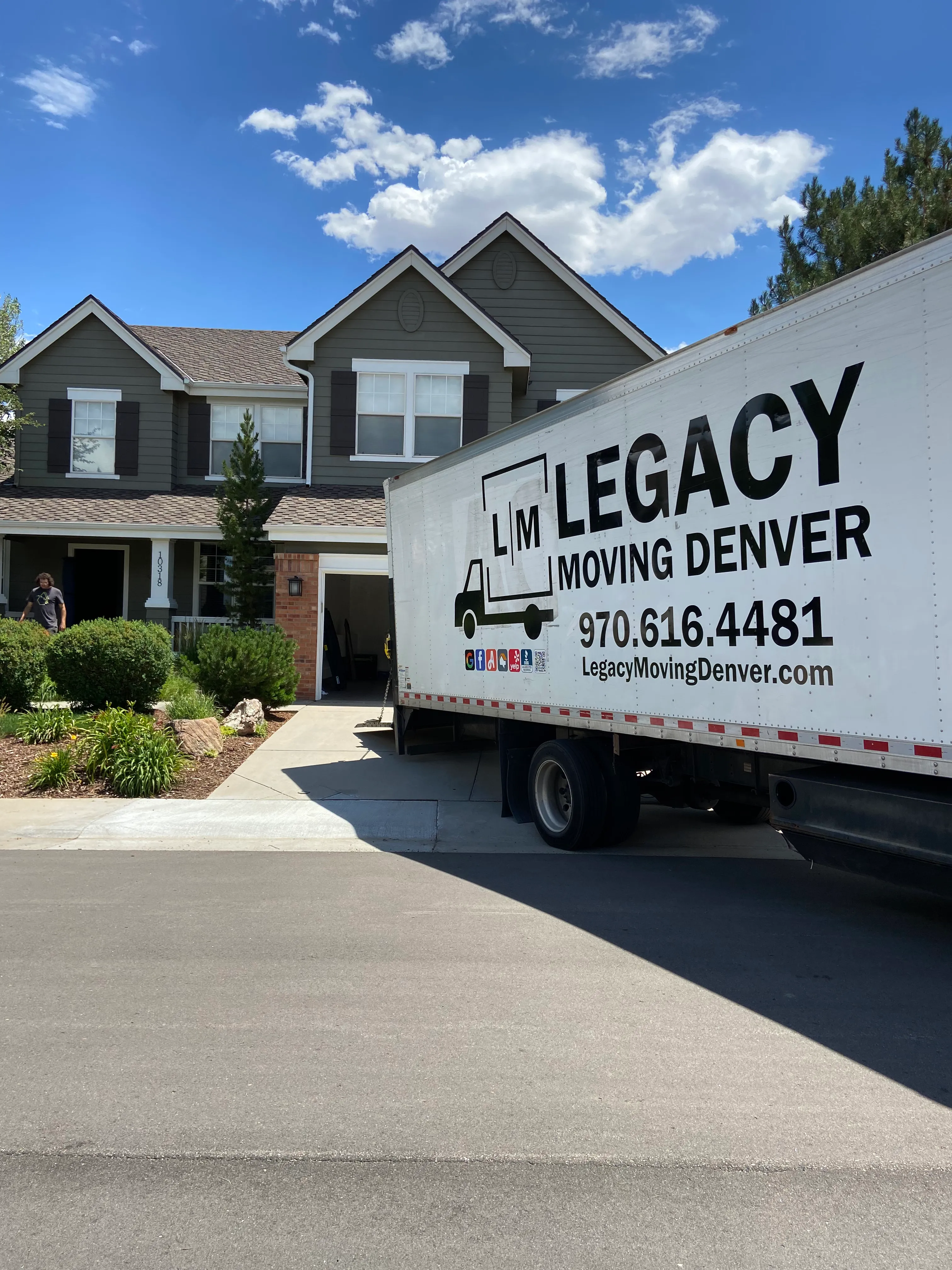 Legacy Moving Denver truck